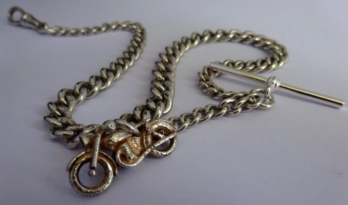 Antique solid silver pocket