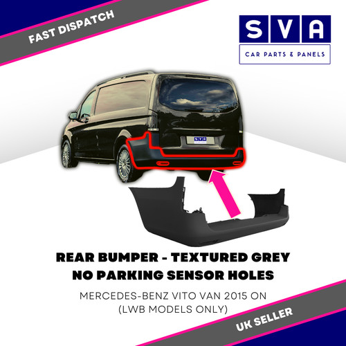 Mercedes vito rear bumper van - bumper,