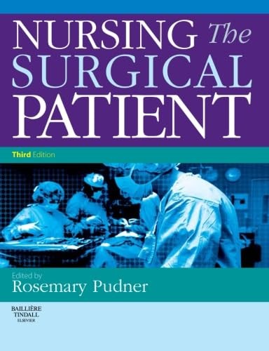 Nursing the surgical patient - nursing,