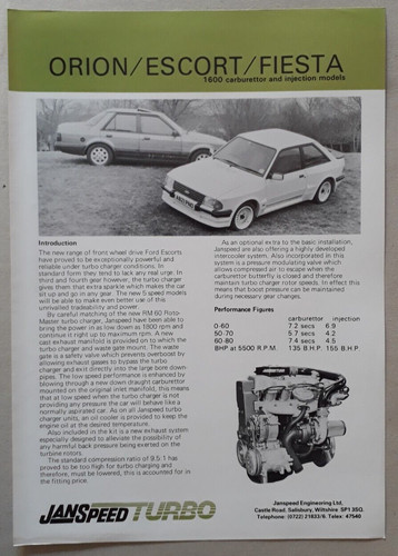 Ford escort orion fiesta - /,