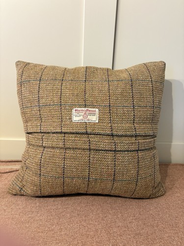 Harris tweed cushion brown - cushion, ~