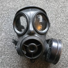 British Avon S10 Gas Mask Respirator - Size 2 - Webbing Bag