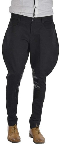Mens black jodhpur horse - black,