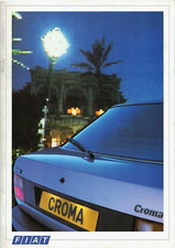 Fiat Croma 1986-1987 UK Market Sales Brochure Turbo ie, ie Super & CHT