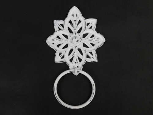 Wrought iron towel - iron, ring