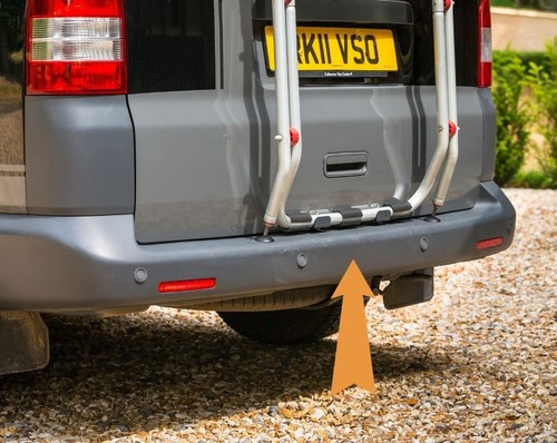 Rear bumper graphite with - graphite,