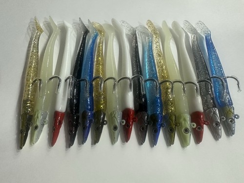 15pcs sandeel fishing jig - sandeel,