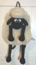 Wallace & Gromit Shaun The Sheep Woolly Backpack - Vintage Kids Retro Bag