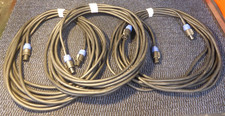 3x 4 Core 2.5mm NL4 Speaker Cable / Neutrik / ATM KA SPL2.5 / Unbranded
