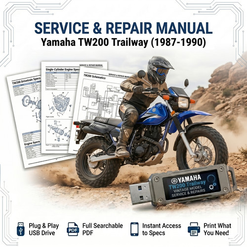 Yamaha tw200 tralway 1987 1988 - 1987,