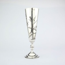 Antique Russian Solid Silver Goblet / Cup / Vase.  Pyotr Baskakov, 1895