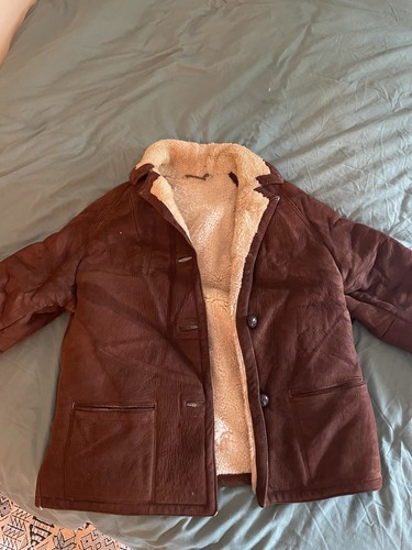 Vintage sheepskin jacket - vintage,
