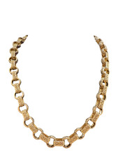 375 Yellow Gold Full Patterned