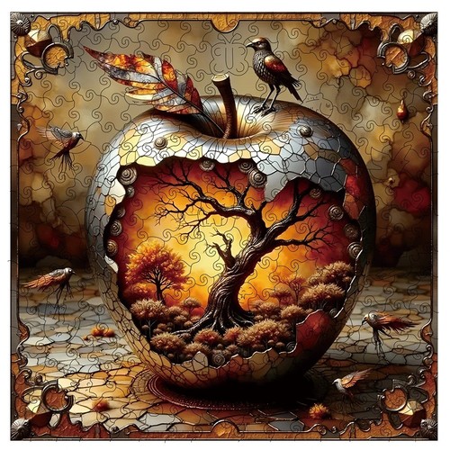 Wooden puzzle for adults - wooden,