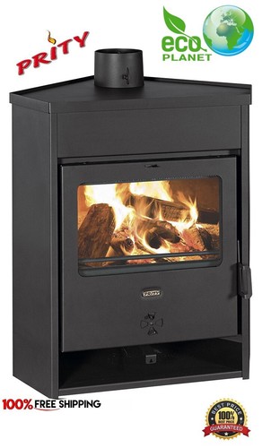 Wood burning stove fireplace - wood,