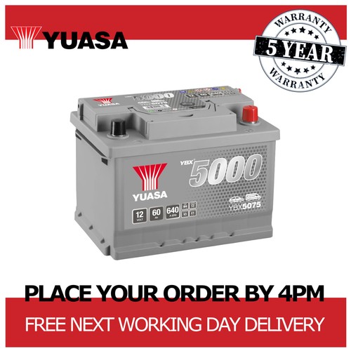 12v car battery type 075 - type,