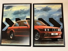 Framed Print E30 BMW 323i BBS