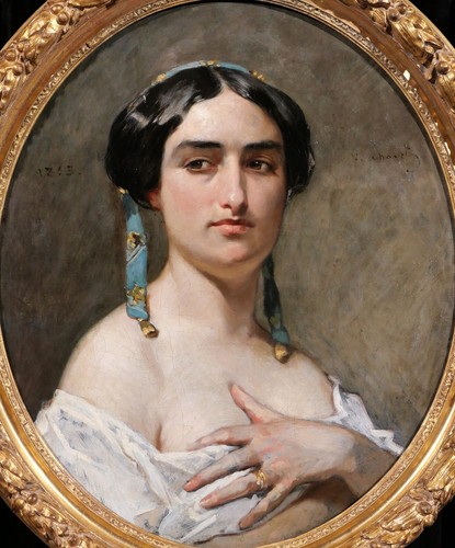 Victor chavet antique painting - chavet,