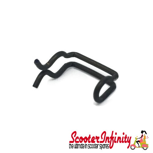 Spring choke cable stop - cable, clip