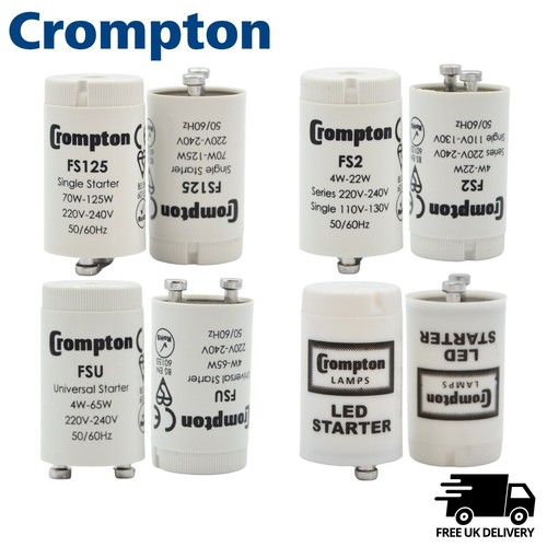 Crompton fluorescent starters - crompton,