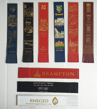 CUMBRIA Leather Bookmark Ambleside Cartmel Brampton Grange Over Sands Maryport