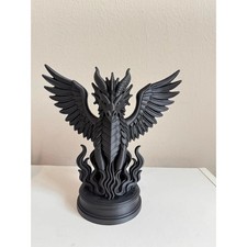 Gothic Dragon Statue | Dark Fantasy Home Decor