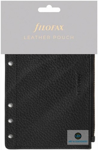 Filofax leather zipper pouch - zipper,
