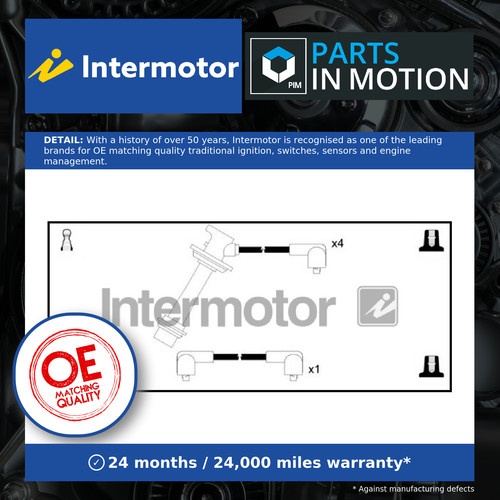 Leads ignition cables set - ht,