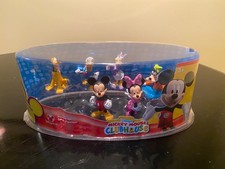 Disney Store Mickey Mouse Clubhouse Figurine Set 6pc EUC Mickey, Minnie, Donald+