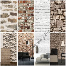 MURIVA BRICK EFFECT WALLPAPER