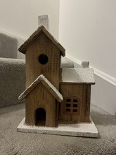Christmas Light Up Wooden House