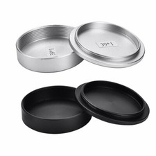 Metal Body Cover & Rear Lens Cap Set for M39 Ltm Lsm Leica 39mm Screw Mount