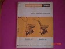 USE AND MAINTENANCE MANUAL MOTOR TILLERS MOTOSTANDARD JUBILEE 30 AND 40