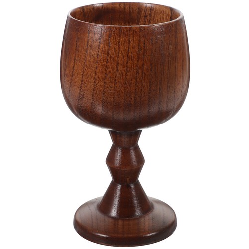 Wooden wine goblet vintage - goblet,