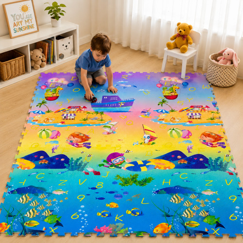 Eva mat large soft - 4x, foam