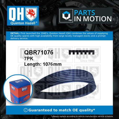 Rib multi drive belt - 7,