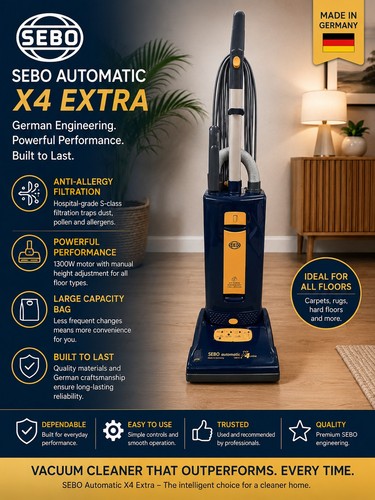 Sebo extra 1300w - x4,