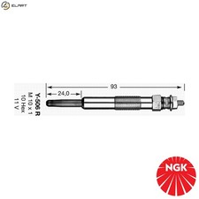 4x GLOW PLUG 6704 FOR RENAULT