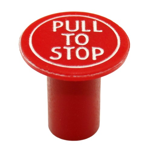 Pull stop knob fits - pull,