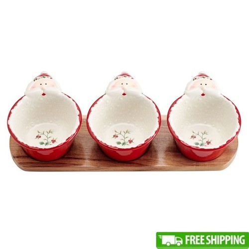 Christmas santa dip bowl tray - santa,