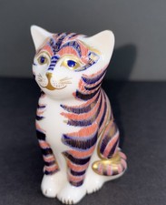 Royal Crown Derby Tabby Cat