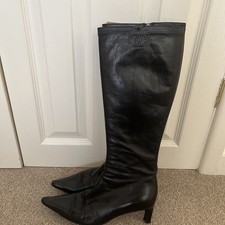 Genuine Chanel BLK Long Boots