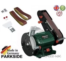 Parkside Bench Grinder with Belt Sander working on metal, wood and plastics New!
