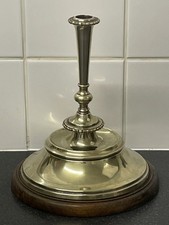 antique brass oil lamp base 