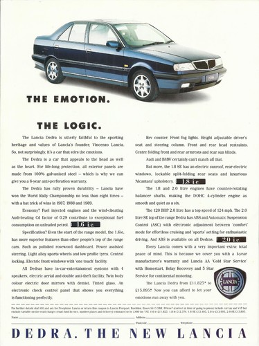 Lancia dedra 2 0 i - lancia, 2.0