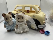 Sylvanian Families – Dante Cat Wedding Couple Wedding Car Troy & Arabella Dante