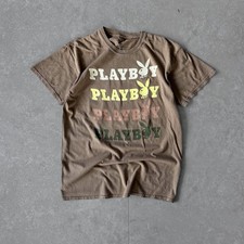 Vintage Brown Playboy Logo Tee