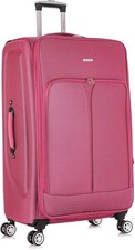 4 Wheel Suitcase Large XL Medium Cabin Expandable Lightweight Soft Small Bag