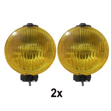 2x 12V 6" inch Sport Giant Universal FX1160 Halogen Driving Spot Light Fog Lamp