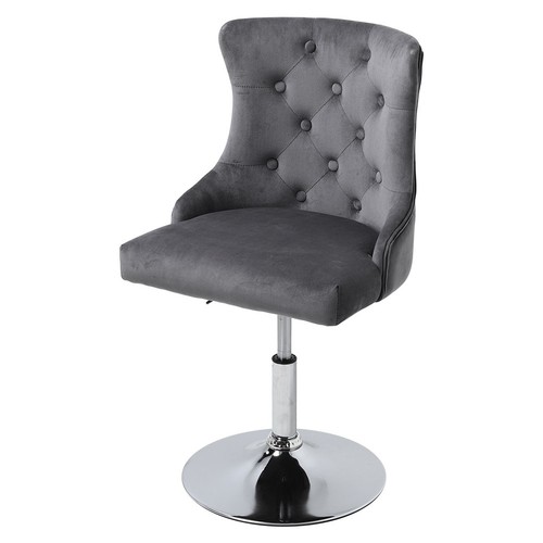 Velvet bar stool - stool,, adjustable